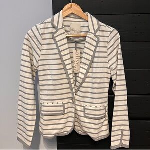 NWT Olive & Oak Striped Blazer